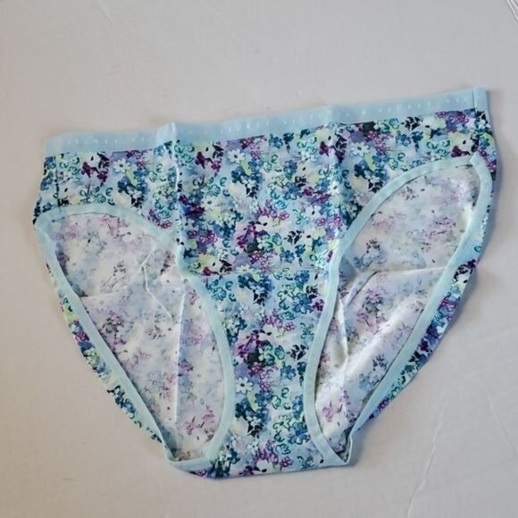 Victoria's Secret Panties Underwear Undies High Legged Briefs Blue Women's Large - Picture 6 of 6